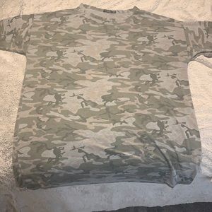 Boohoo camo oversized tshirt dress